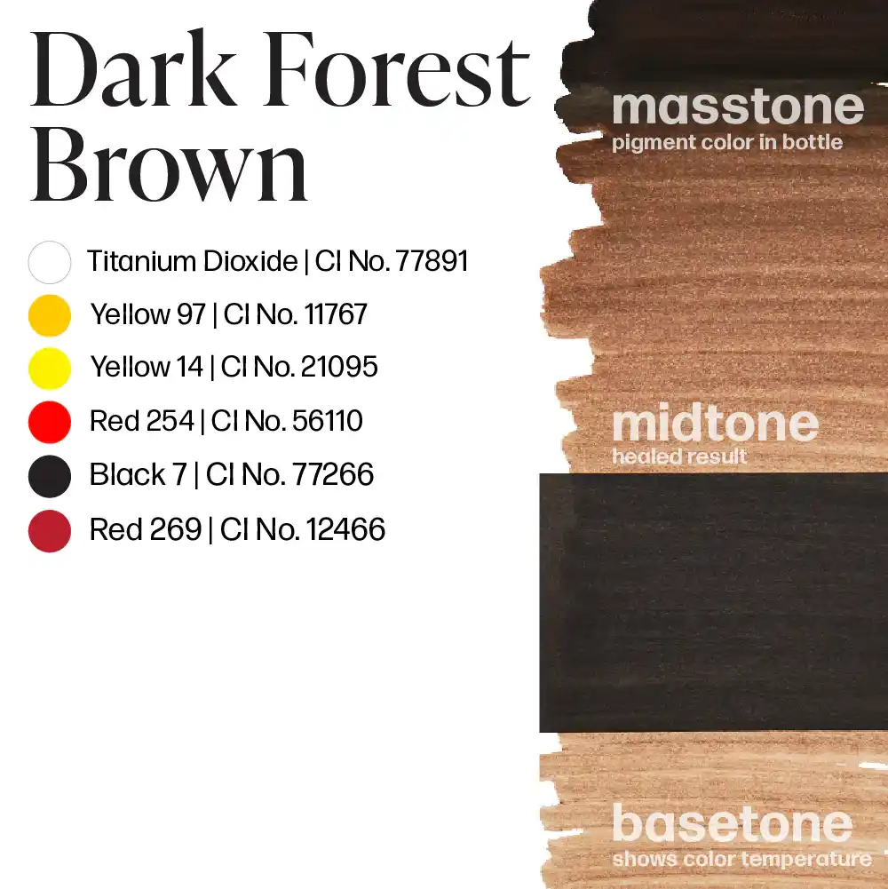 رنگ فارست پرمابلند dark forest brown