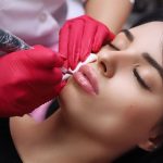 آموزش ترکیب رنگ تاتو لب